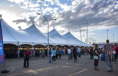 pole tent rentals for large gatherings concerts or festivals